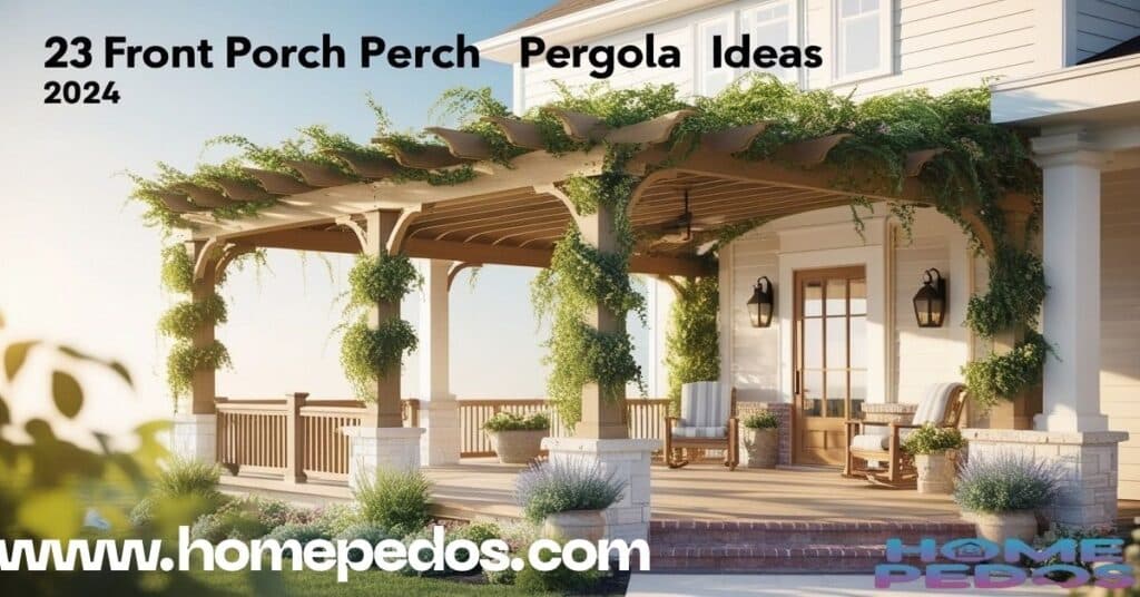 23 Front Porch Pergola Ideas 2024