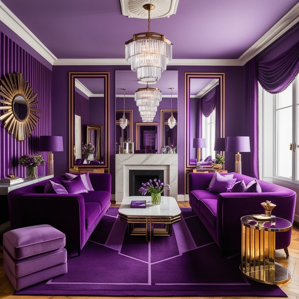 Art Deco Amethyst