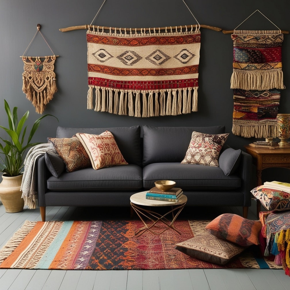 Bohemian Rhapsody Embrace Eclectic Patterns and Textiles