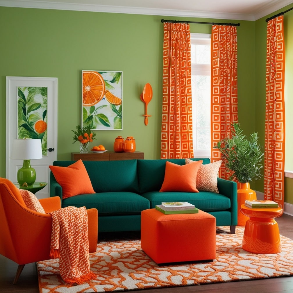 Citrus Splash Energizing Color Combinations