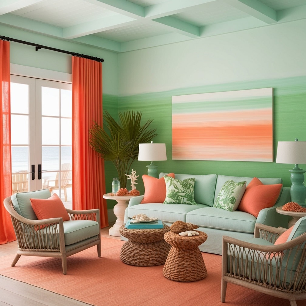 Coastal Cool Beachy Vibes and Sunset Hues