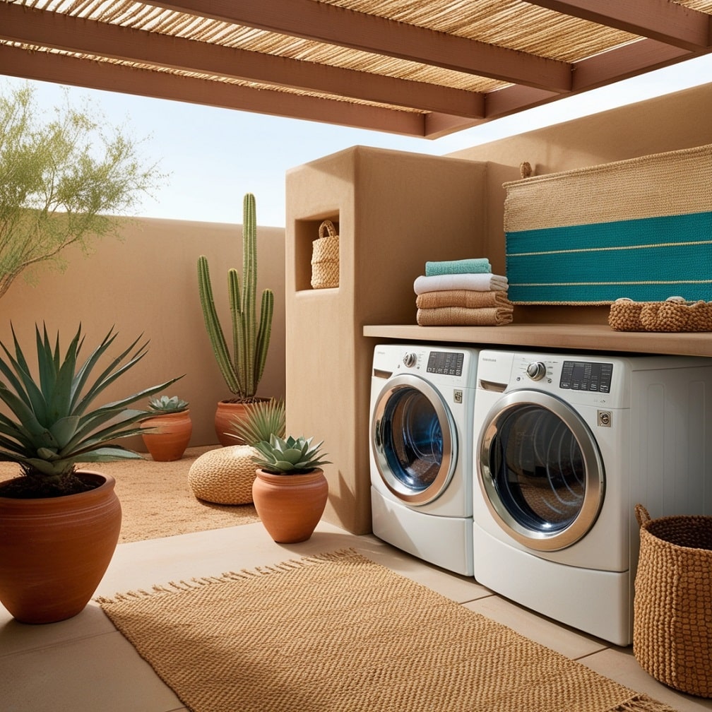 Desert Oasis Laundry Room