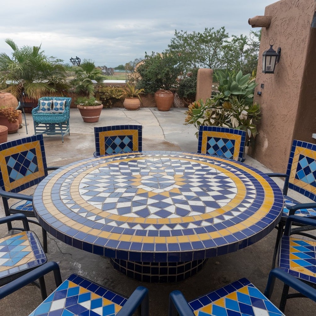 Dining Al Fresco Mosaic Table Masterpieces