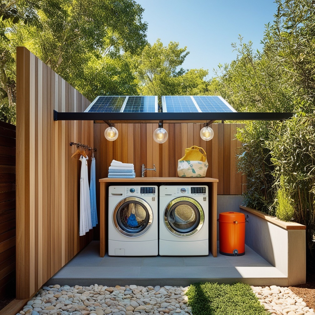 Eco-Friendly Green Laundry Hub