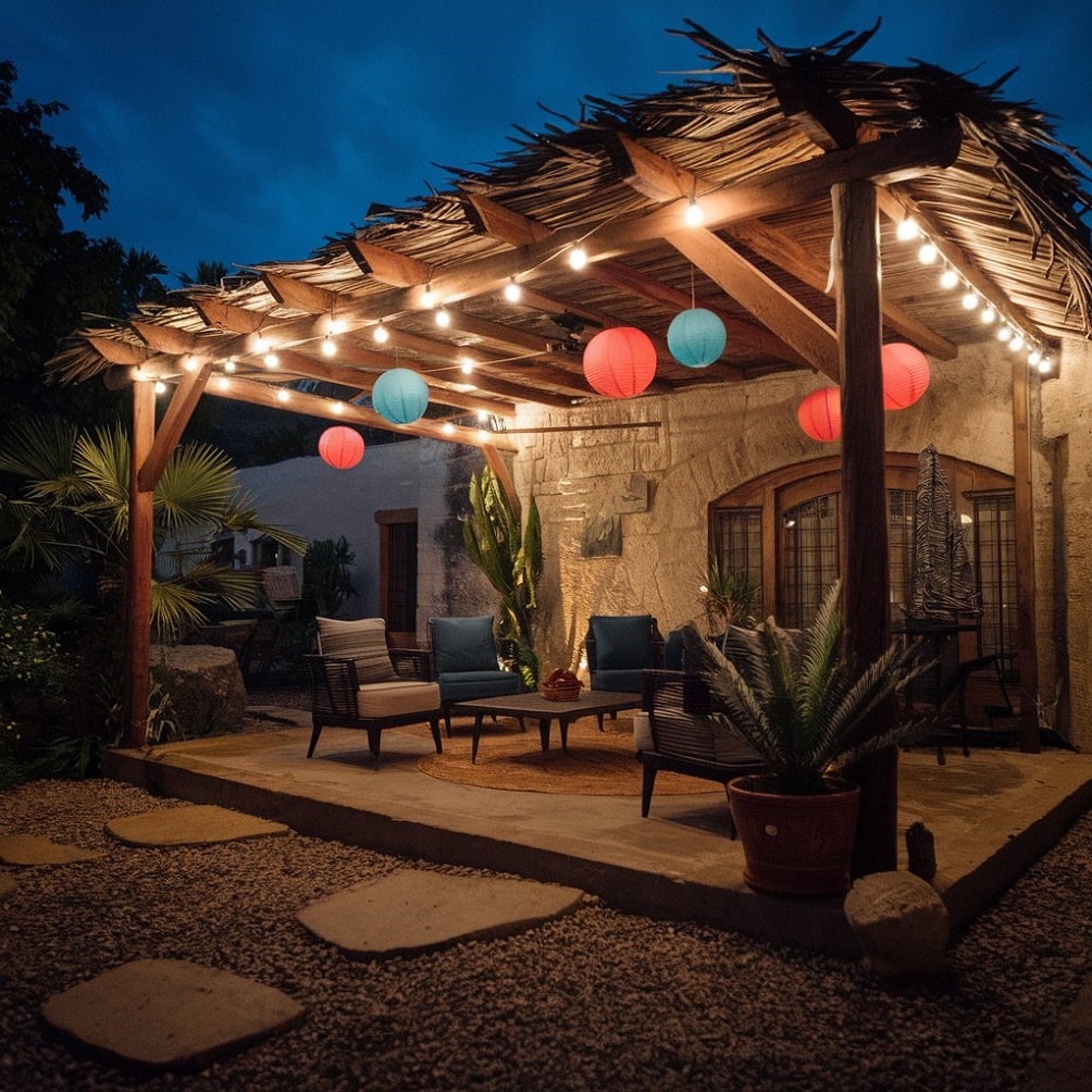 Illuminating Nights String Lights and Paper Lanterns