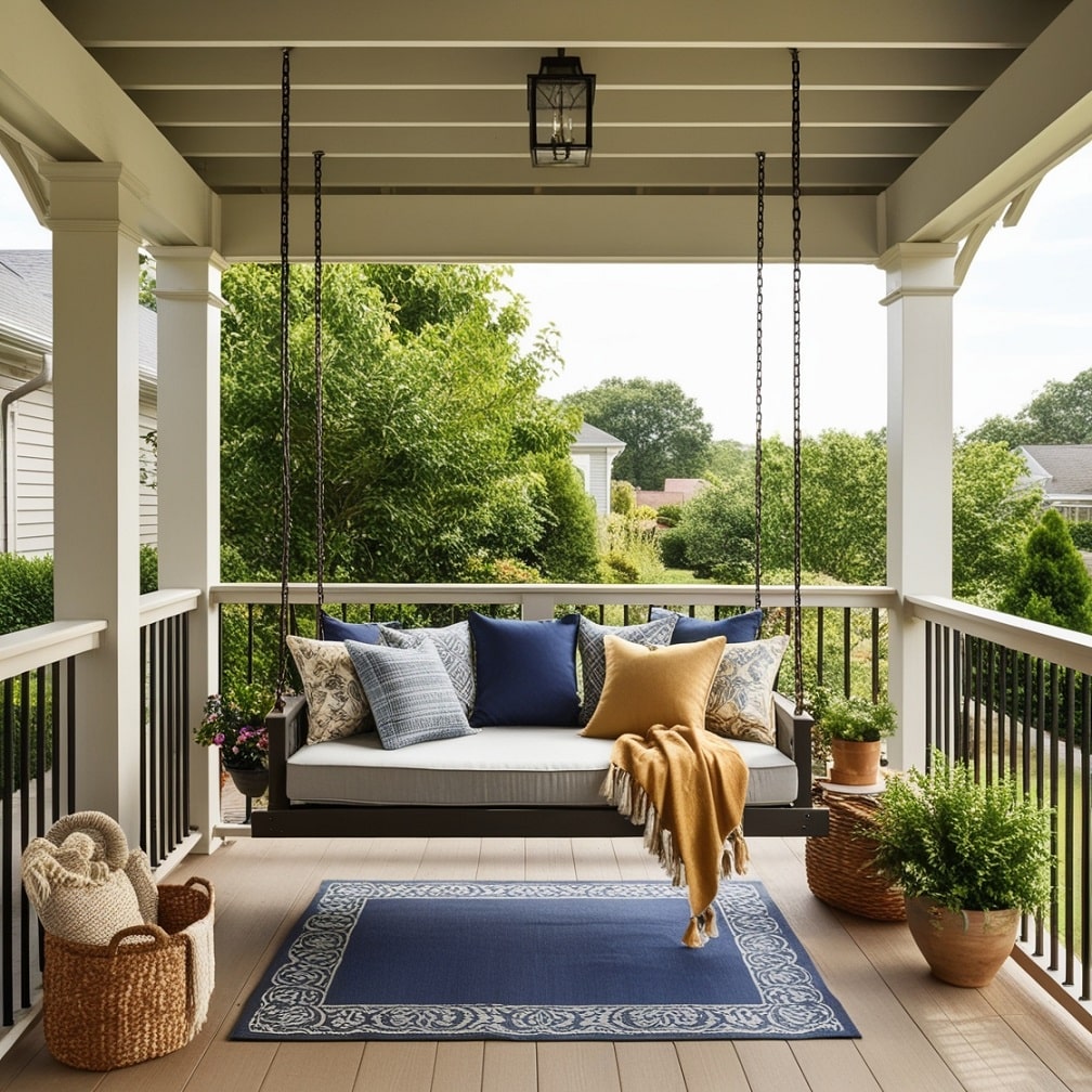 Pergola with a Swing or Daybed