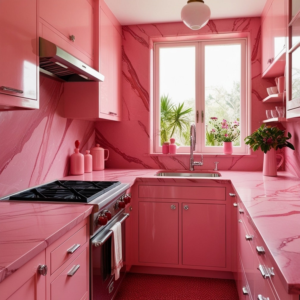 Pink Marble Countertops