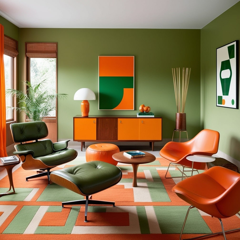 Retro Revival Mid-Century Modern Mastery