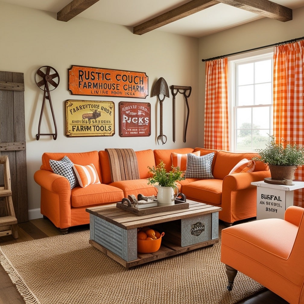 Rustic Revival Farmhouse Charm Gets a Zesty Update