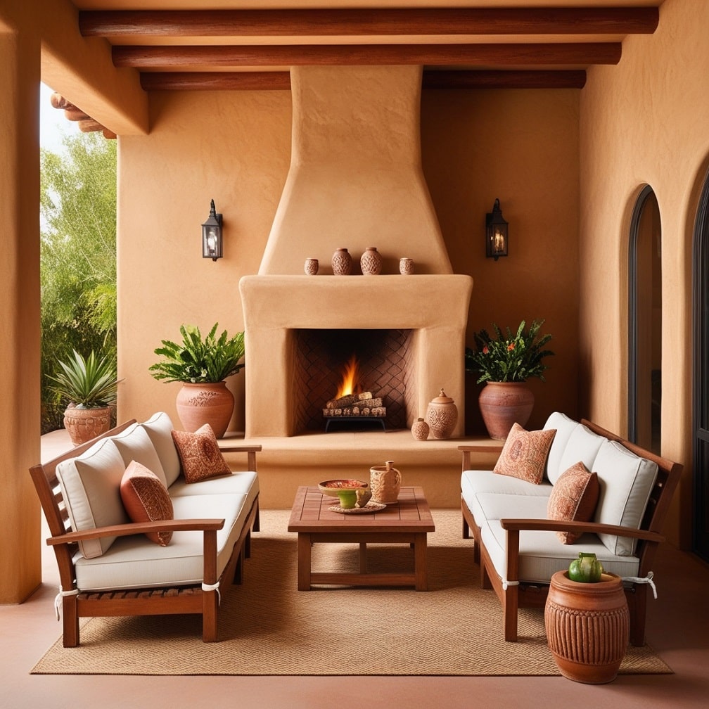 Sun-Kissed Adobe Walls