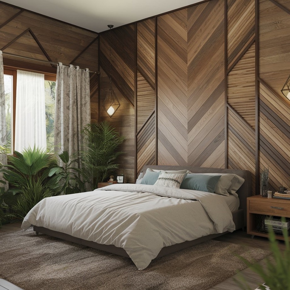 Wood Paneling Horizontal, Vertical, and Geometric Designs