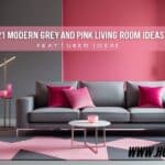 21 Modern Grey and Pink Living Room Ideas