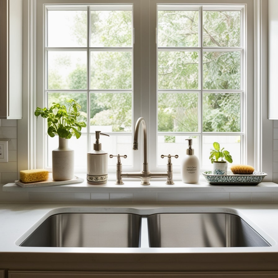 Above-the-Sink Focal Point, Kitchen Window Sill Ideas