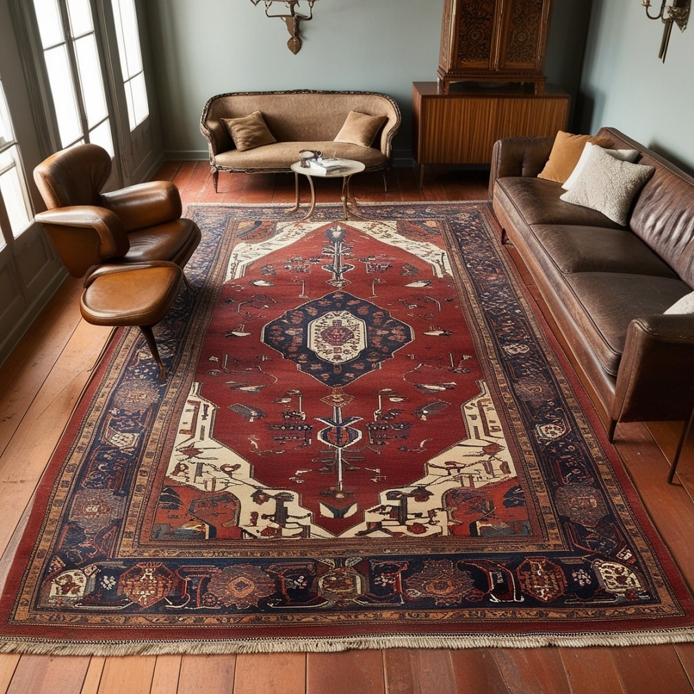 Antique Rugs to Ground the Room