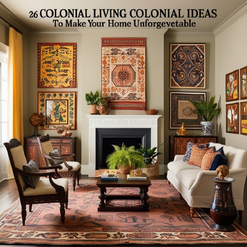 Artistic Colonial Flair