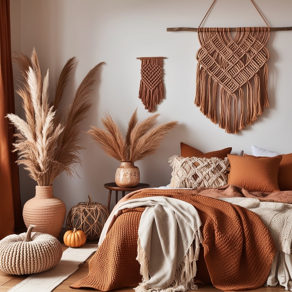 Boho Chic Fall Bedroom