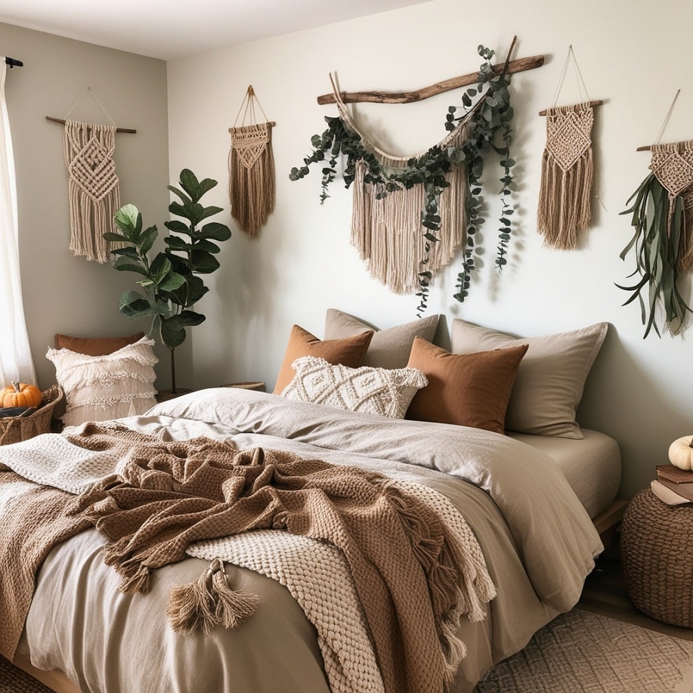 Boho Greenery Bedroom