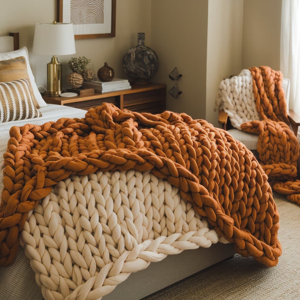 Chunky Knit Blanket