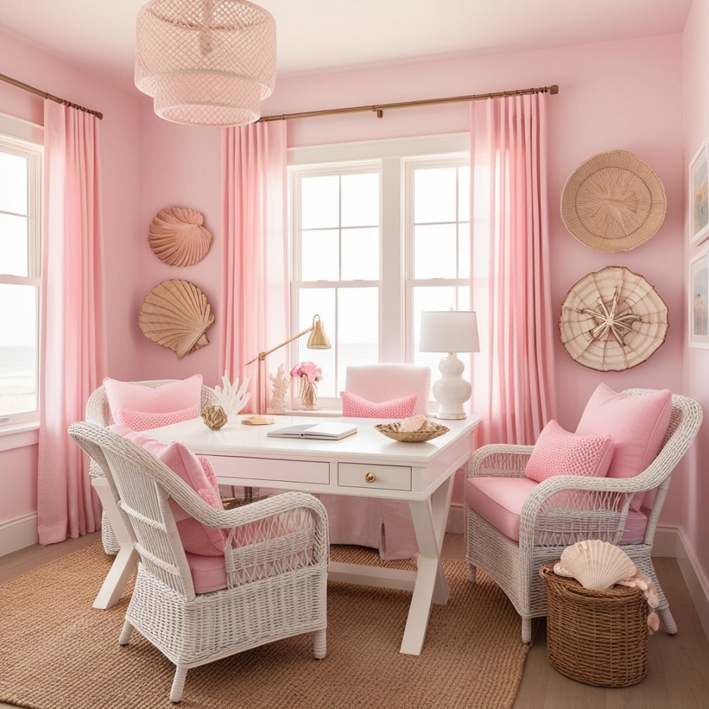 Coastal Pink and White Escape