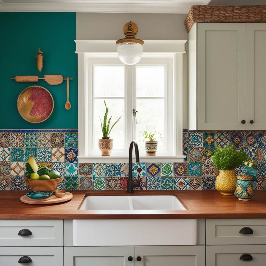 Colorful Backsplash