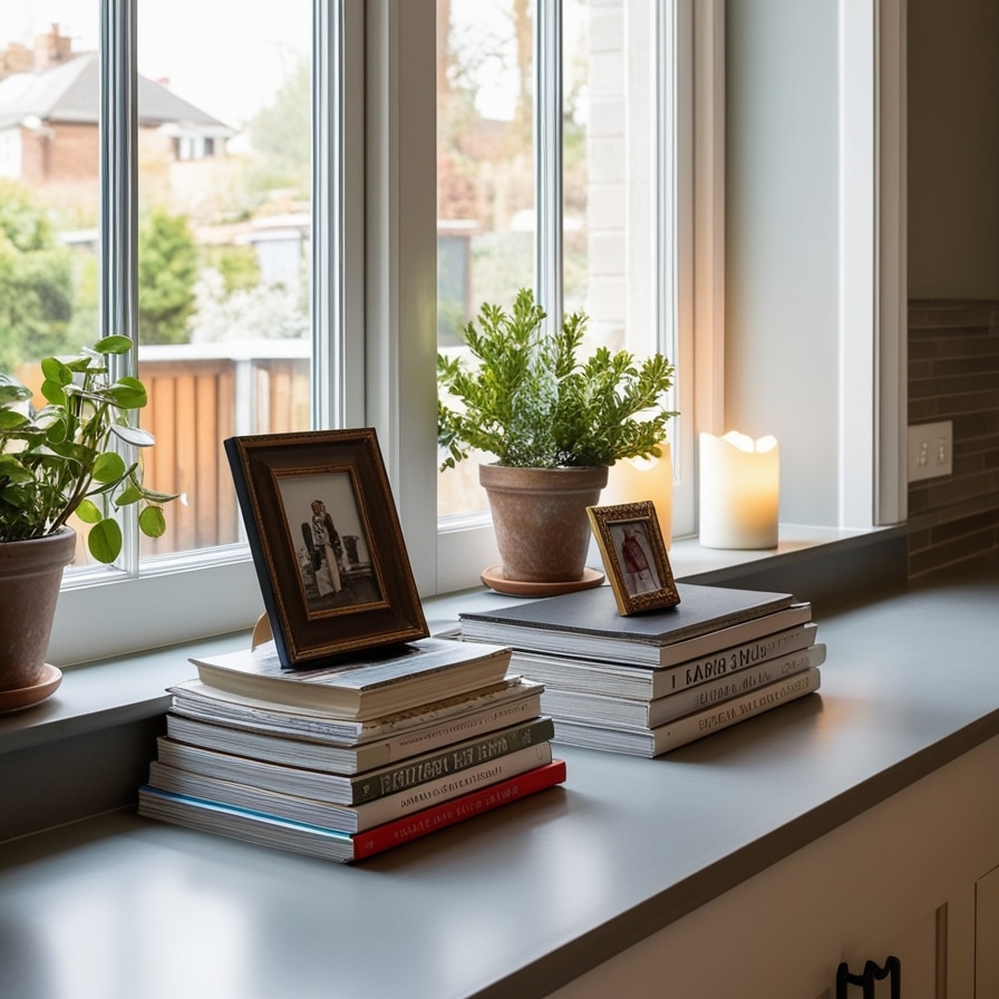 Deep Window Sill Decor