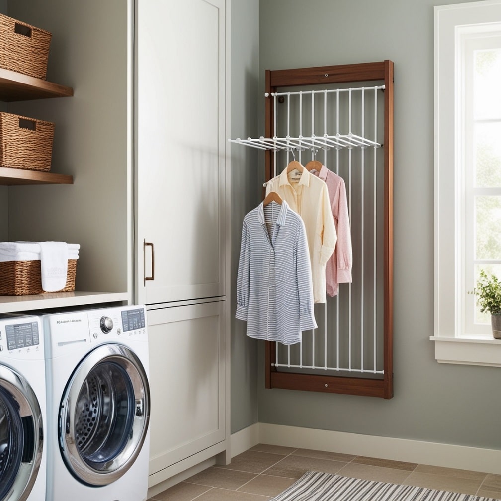 Fold-Out Drying Rack