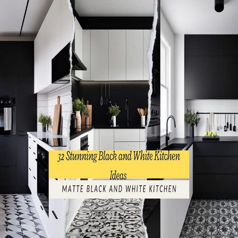 32 Stunning Black and White Kitchen Ideas You must Try - Home Pedos
