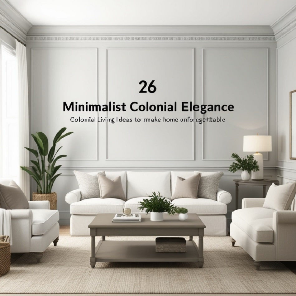 Minimalist Colonial Elegance