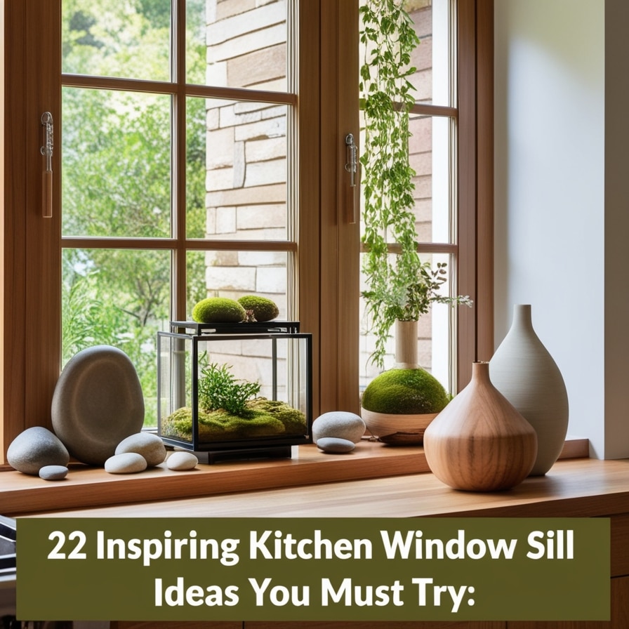 Nature-Inspired Zen Spaces, Kitchen Window Sill Ideas