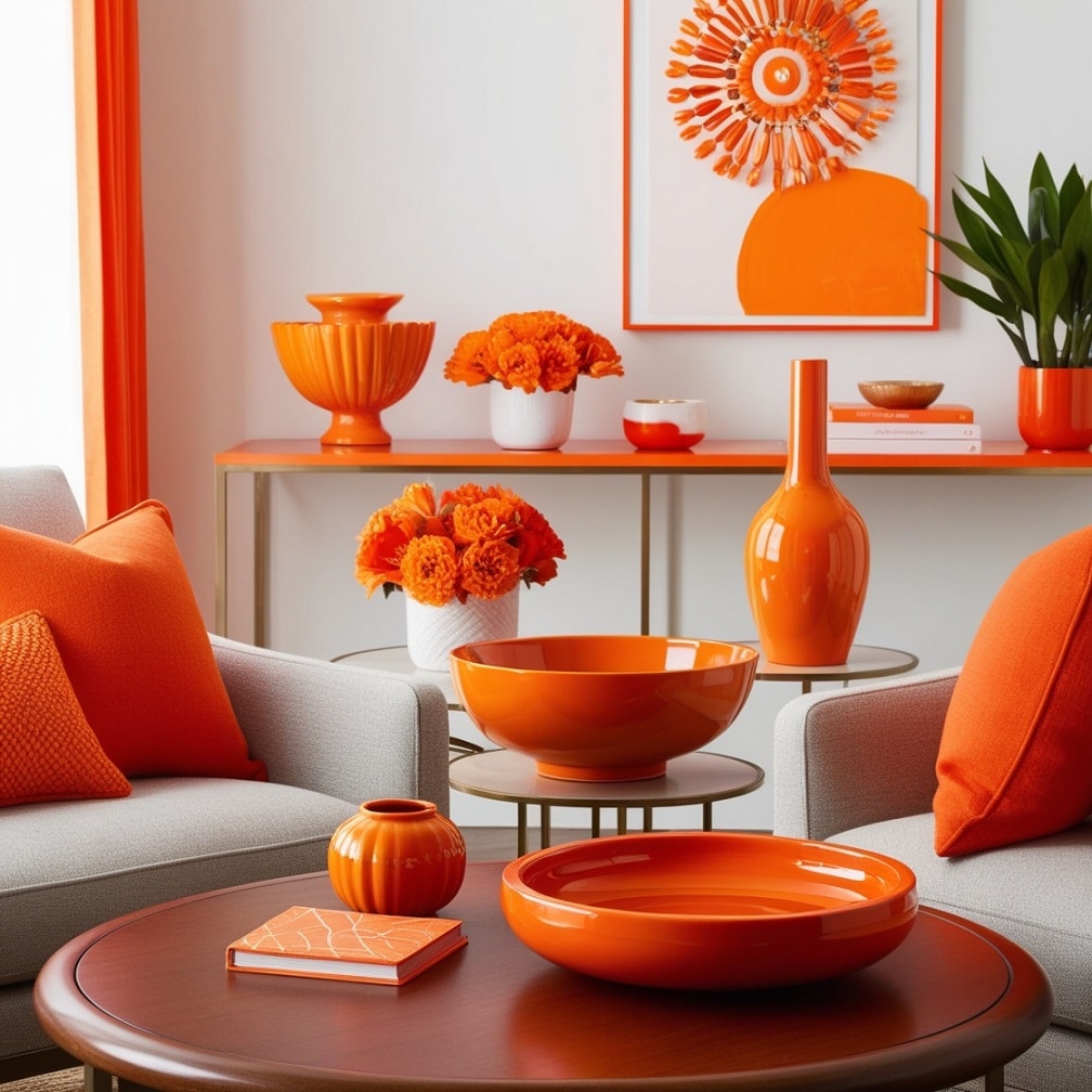 Orange Accent Pieces