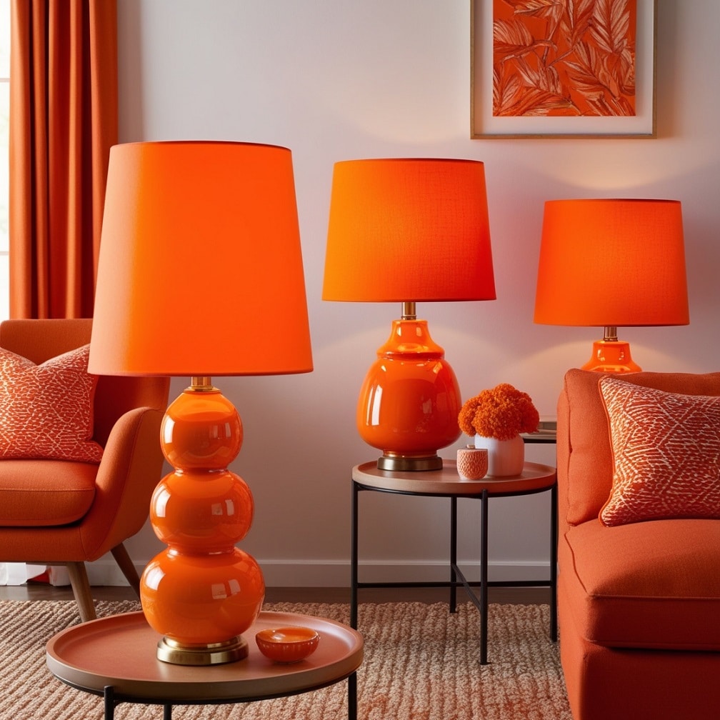 Orange Lamps