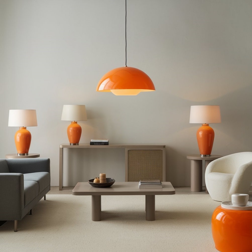 Orange Lighting Fixtures