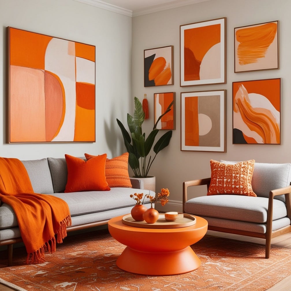 Orange Wall Art