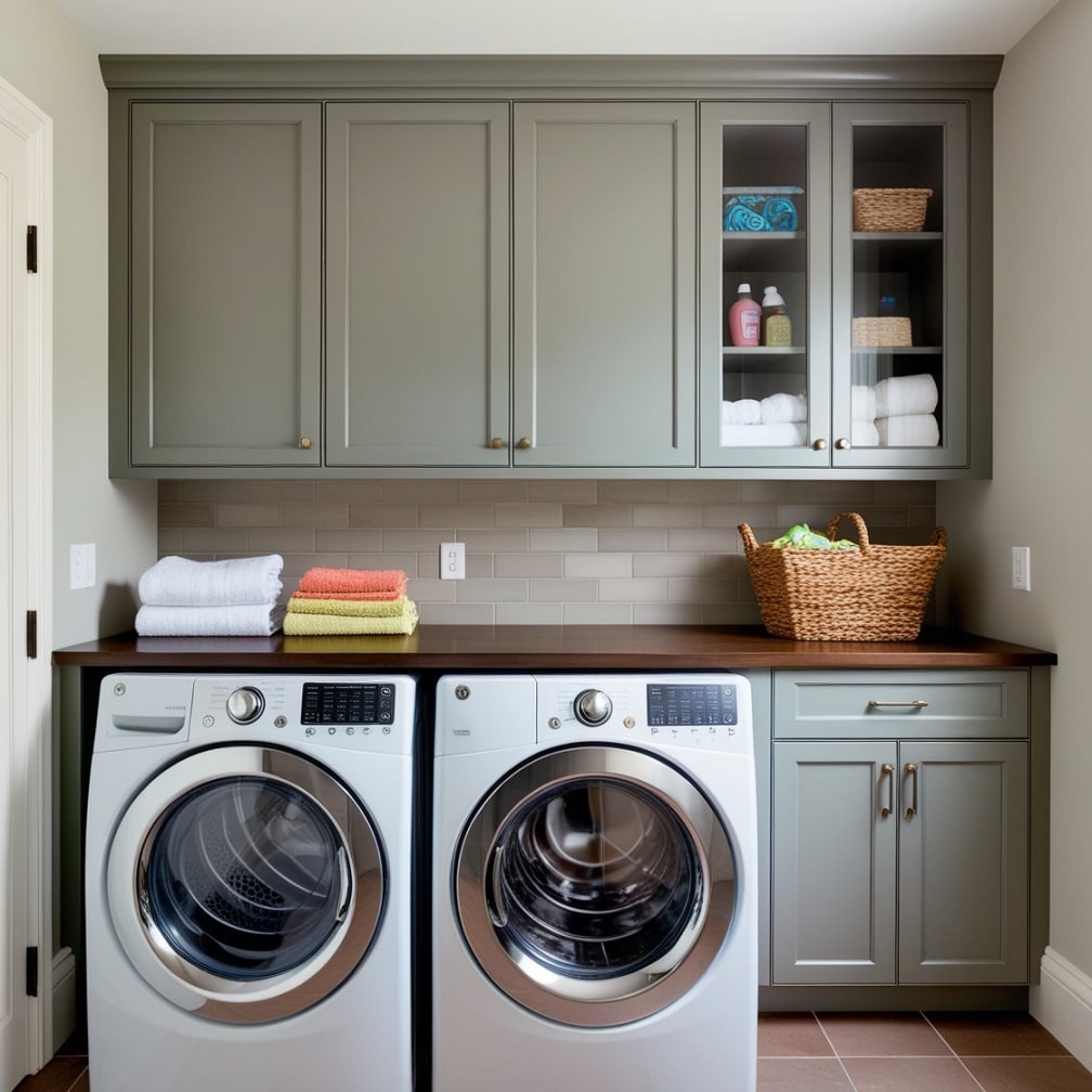 Overhead Cabinets for Additional Storage