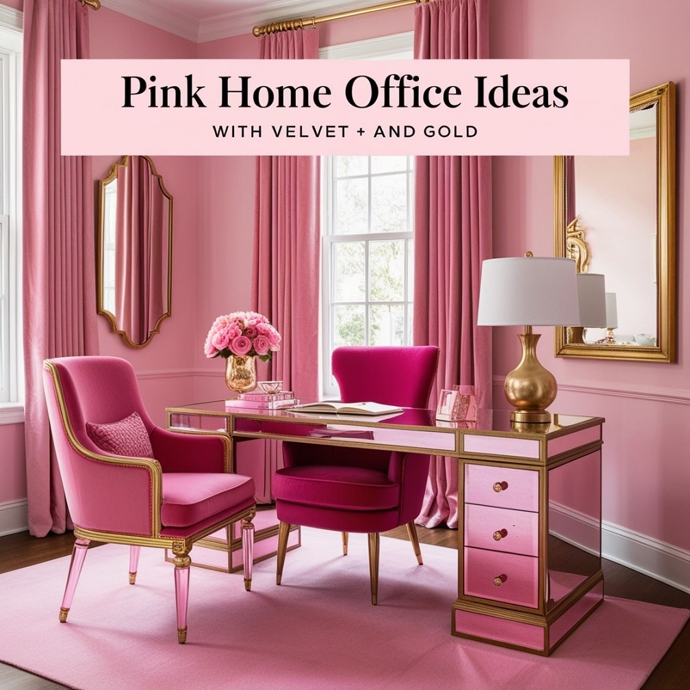 Pink Glamour with Velvet and Gold