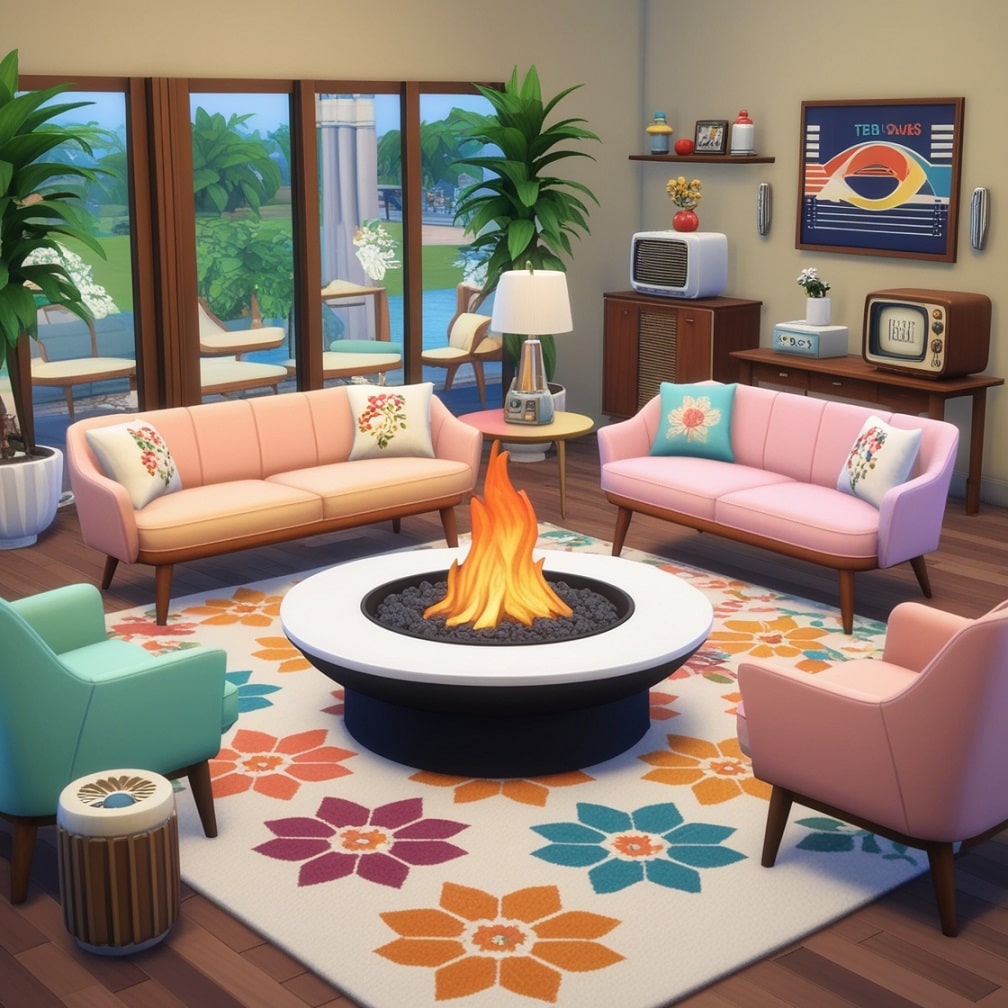 Retro Living Room Vibes