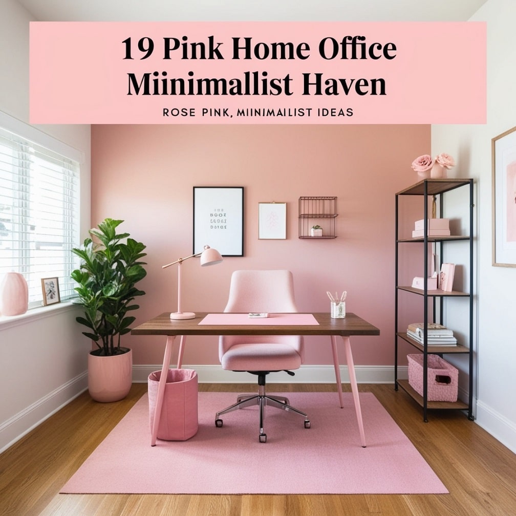 Rose Pink Minimalist Haven