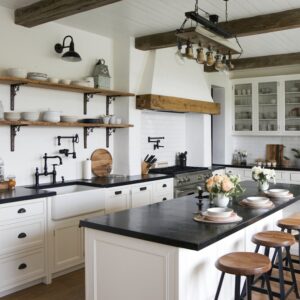 32 Stunning Black and White Kitchen Ideas You must Try - Home Pedos