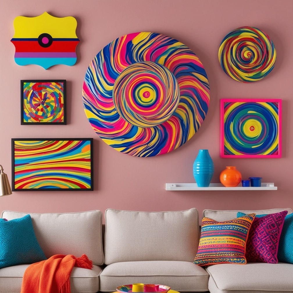 Spin Art Wall Hangings