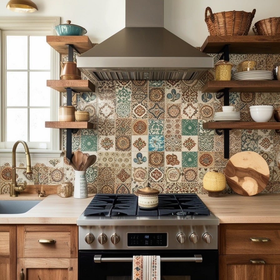 Unique Backsplash Materials