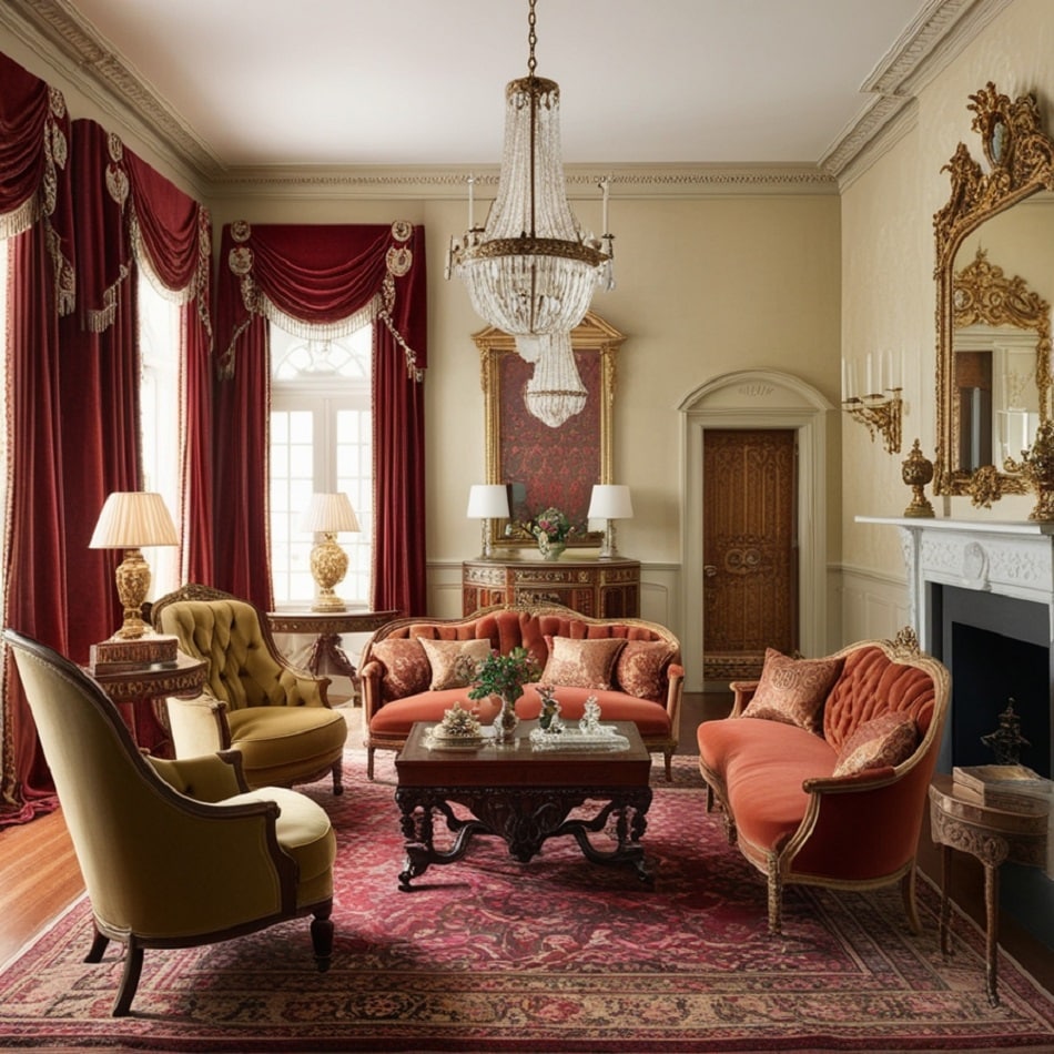 Victorian Colonial Living Room