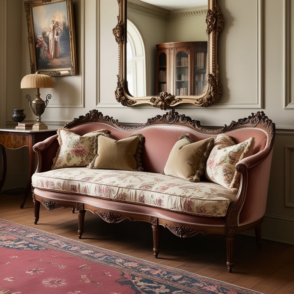 Victorian Settee for Elegant Seating