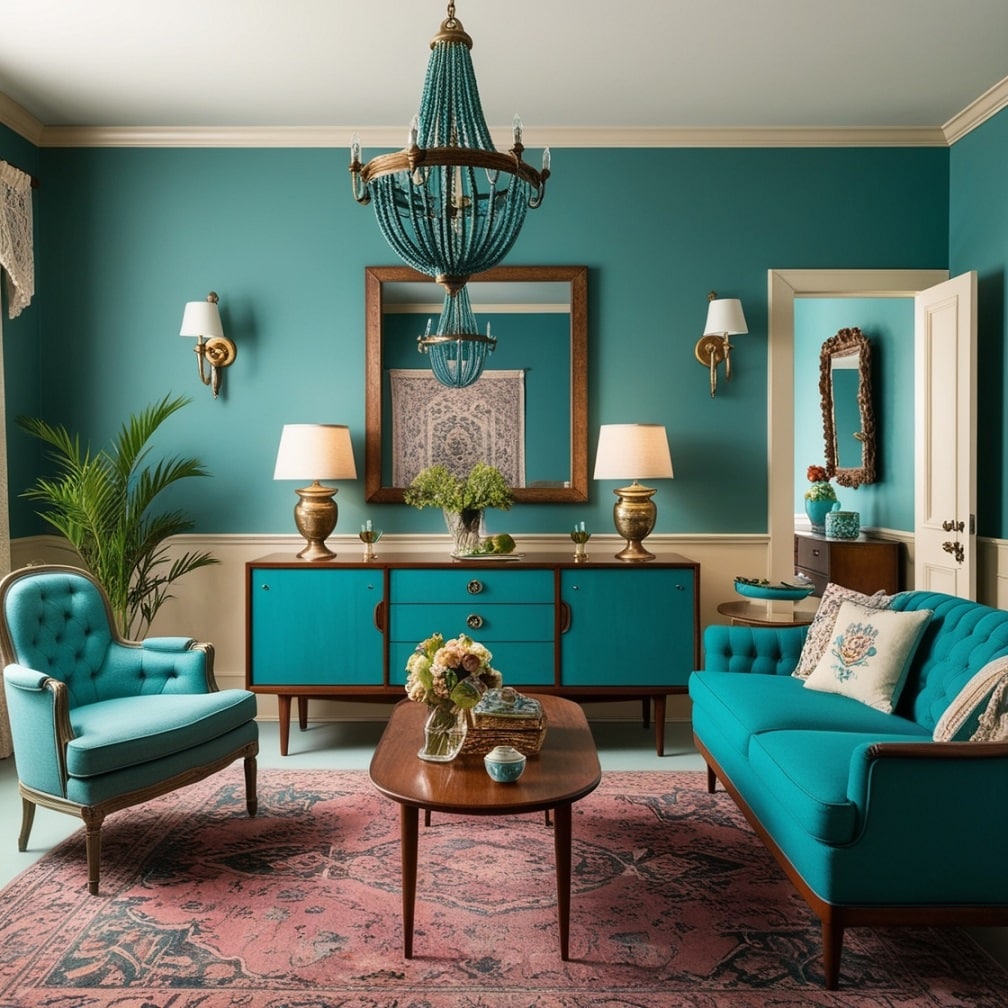 Vintage Teal: A Nod to Nostalgia