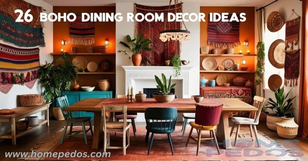 26 Boho Dining Room Decor Ideas to Transform Your Space