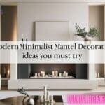 27 modern minimalist mantel decorating ideas You must Try