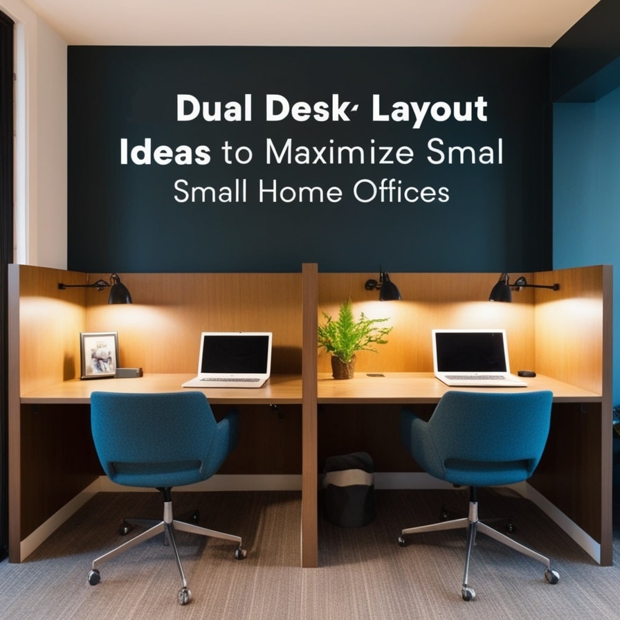 Back-to-Back Desks with Low Partition