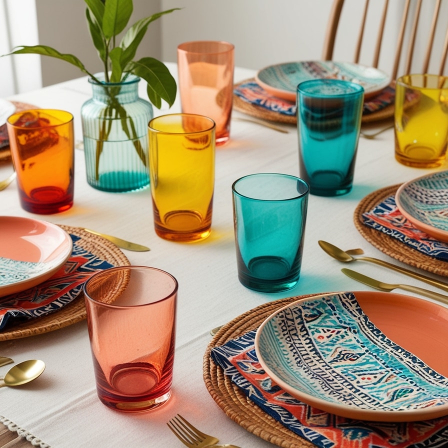 Colorful Glassware