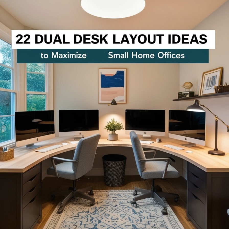 Desks in a U-Shape Layout