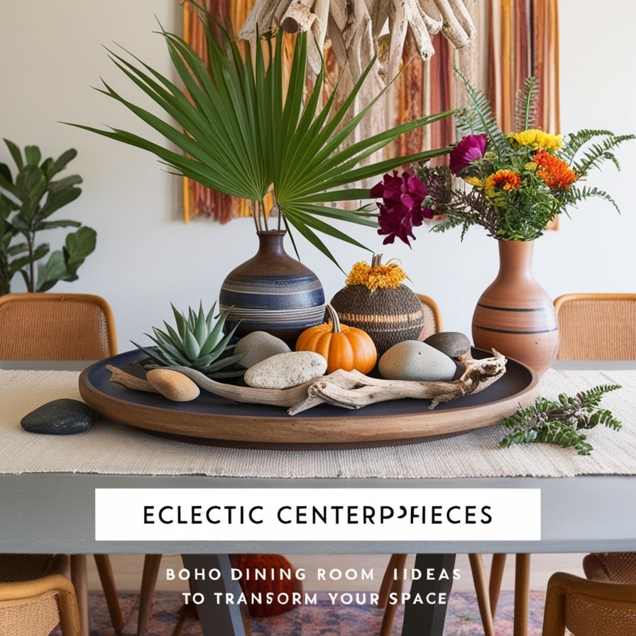 Eclectic Centerpieces