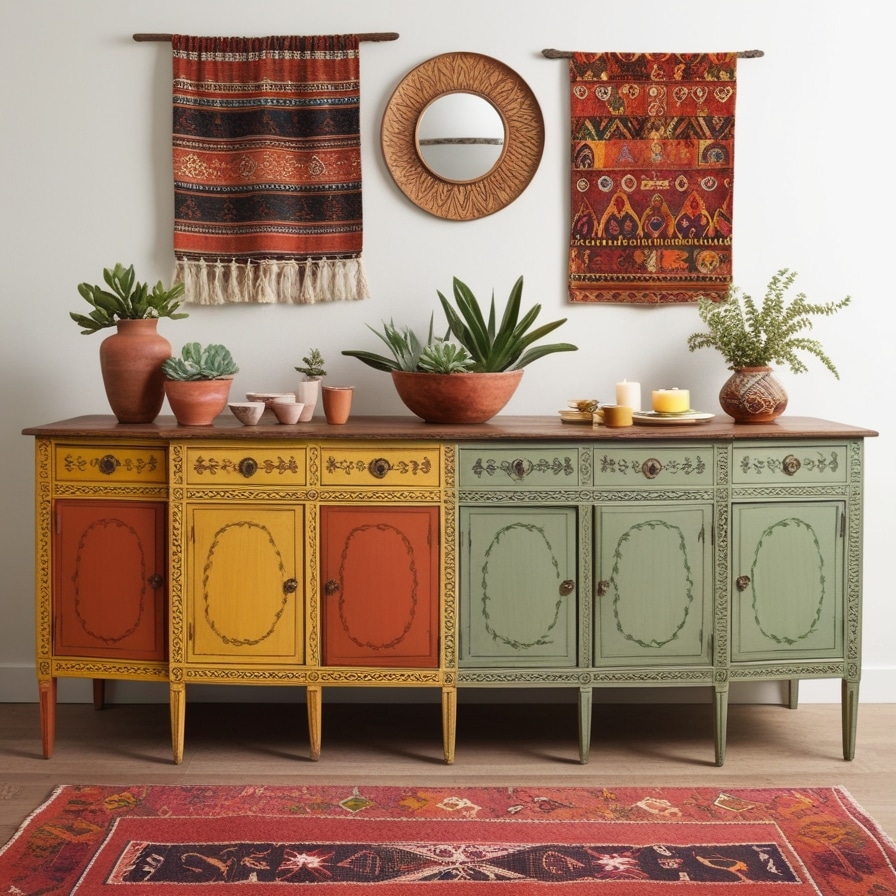 Hand-Painted Buffets or Cabinets